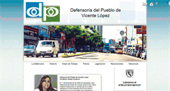 Desktop Screenshot of defensorvlopez.gov.ar